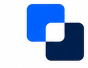 Two overlapping rounded squares